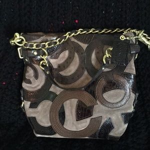 Genuine Vintage Leather/Suede Coach Bag